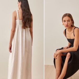 Reformation Tana linen dress size s